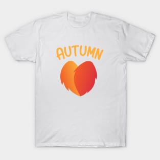 Autumn is here love the fall season T-Shirt